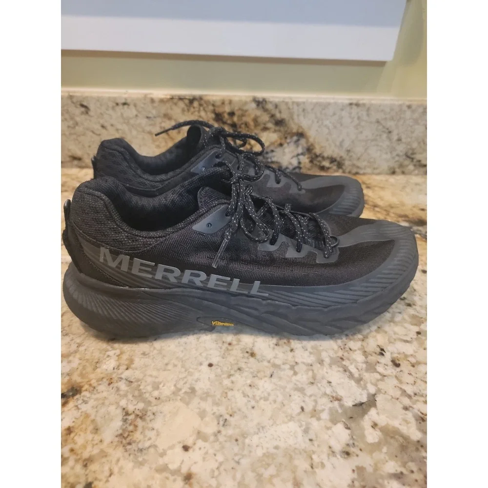 Merrell Agility Peak 5 Trail Hikinh Shoes Black J068045 Men Size 9.5